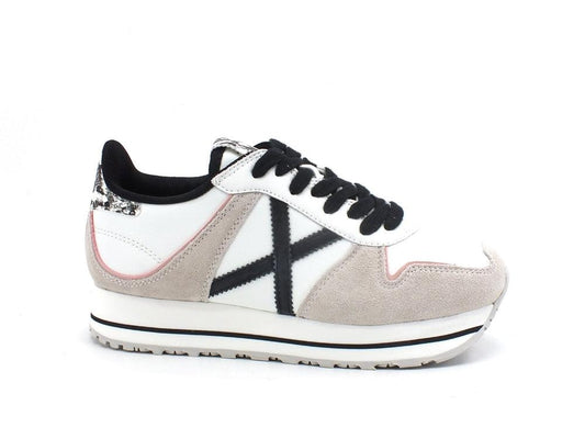 MUNICH Massana Sky 153 Sneaker Logo White Black 8810153 - Sandrini Calzature e Abbigliamento