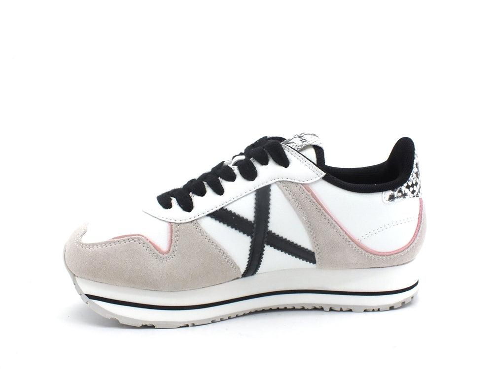 MUNICH Massana Sky 153 Sneaker Logo White Black 8810153 - Sandrini Calzature e Abbigliamento