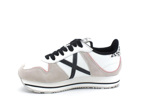 MUNICH Massana Sky 153 Sneaker Logo White Black 8810153 - Sandrini Calzature e Abbigliamento