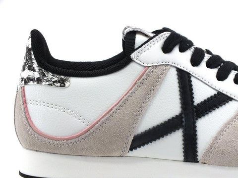 MUNICH Massana Sky 153 Sneaker Logo White Black 8810153 - Sandrini Calzature e Abbigliamento