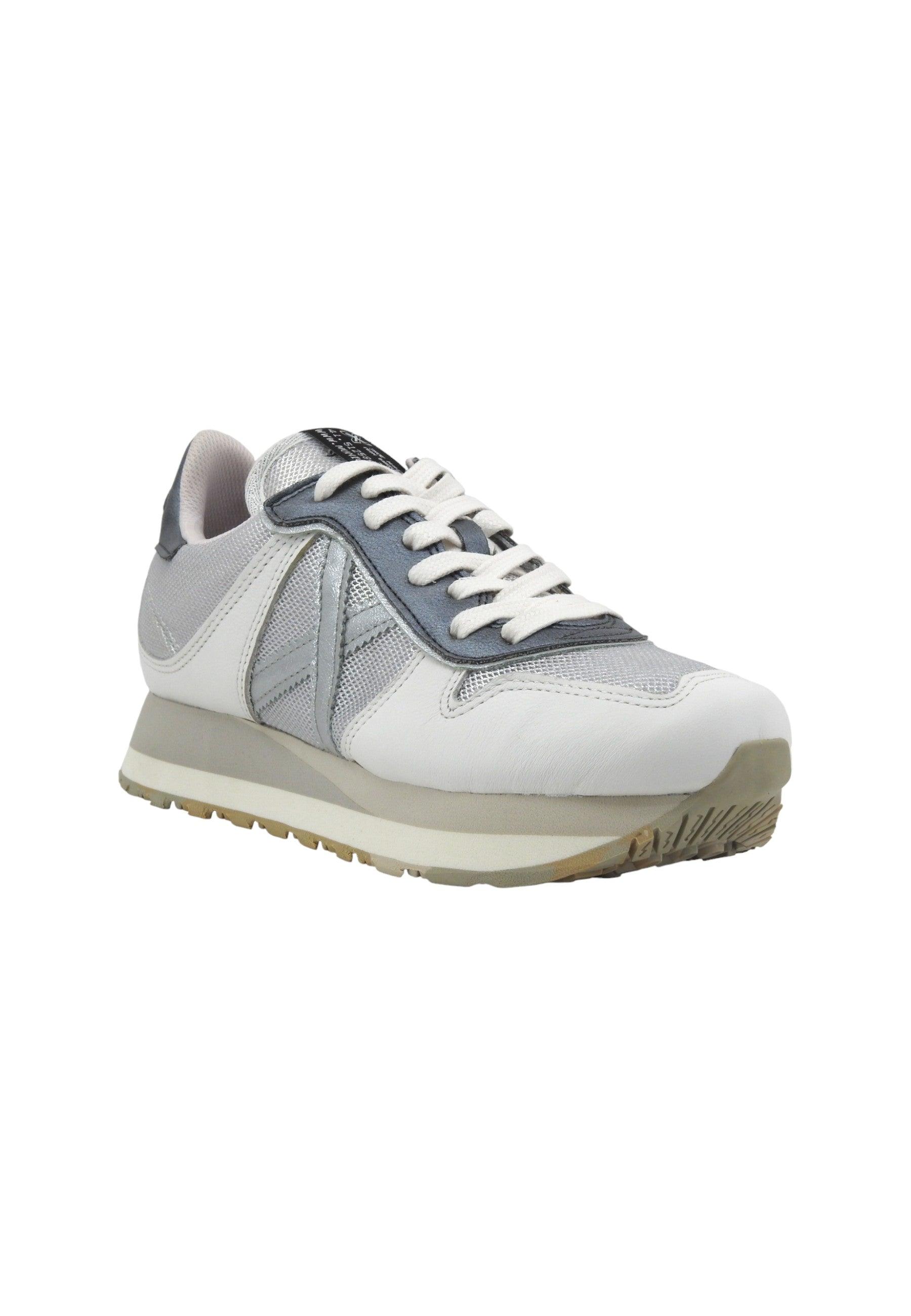 MUNICH Massana Sky 207 Sneaker Donna White Grey Silver 8810207 - Sandrini Calzature e Abbigliamento