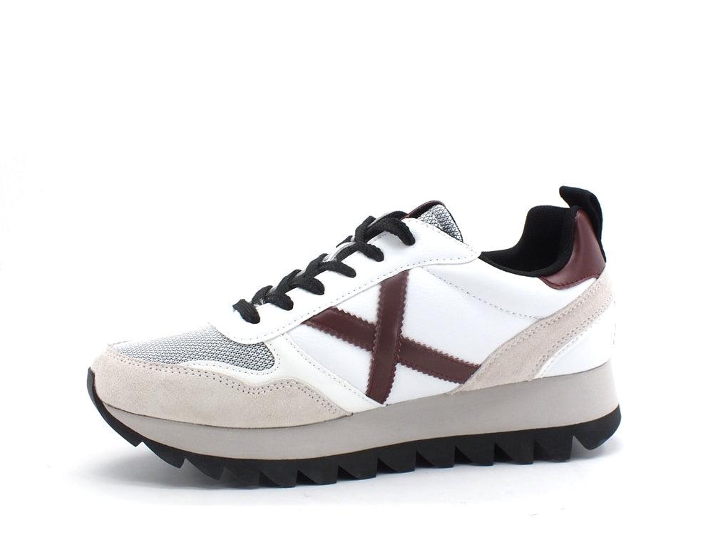 MUNICH Ripple 22 Sneaker Logo White Bordeaux 8765022 - Sandrini Calzature e Abbigliamento