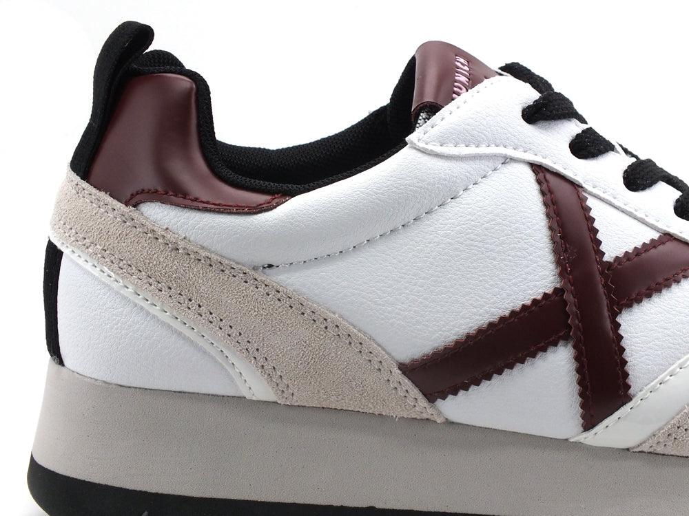 MUNICH Ripple 22 Sneaker Logo White Bordeaux 8765022 - Sandrini Calzature e Abbigliamento
