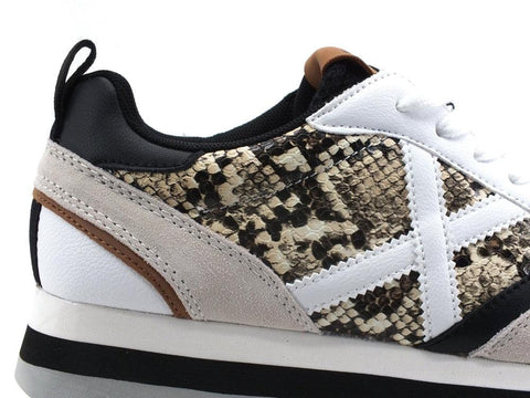 MUNICH Ripple 27 Sneaker Logo White Snake 8765027 - Sandrini Calzature e Abbigliamento