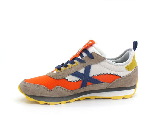 MUNICH Um 35 Sneaker Taupe Blue Orange 8901035 - Sandrini Calzature e Abbigliamento