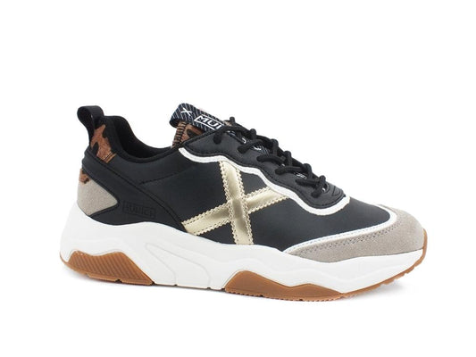 MUNICH Wave 71 Sneaker Grey Black Gold 8770071 - Sandrini Calzature e Abbigliamento