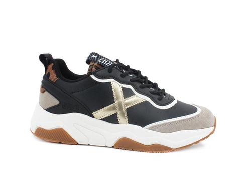 MUNICH Wave 71 Sneaker Grey Black Gold 8770071 - Sandrini Calzature e Abbigliamento