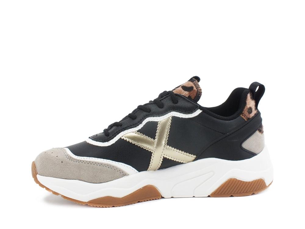 MUNICH Wave 71 Sneaker Grey Black Gold 8770071 - Sandrini Calzature e Abbigliamento