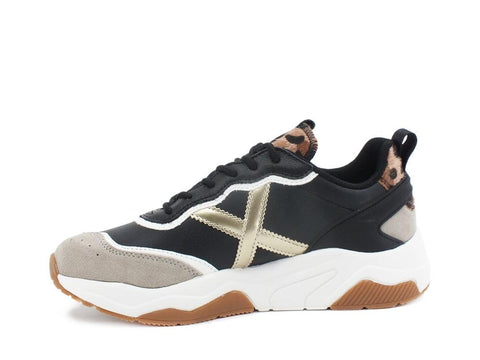 MUNICH Wave 71 Sneaker Grey Black Gold 8770071 - Sandrini Calzature e Abbigliamento