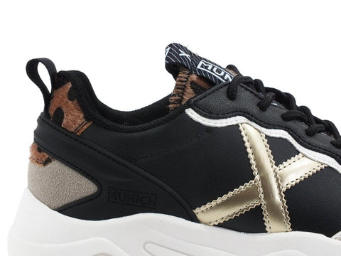 MUNICH Wave 71 Sneaker Grey Black Gold 8770071 - Sandrini Calzature e Abbigliamento
