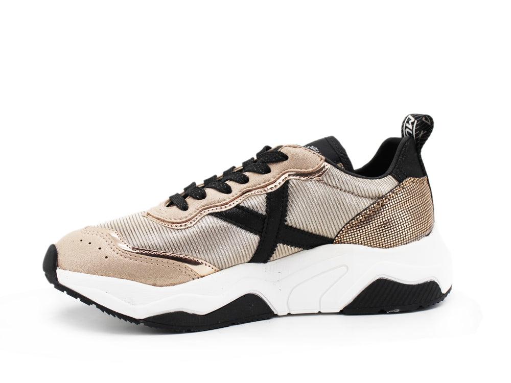 MUNICH Wave 77 Sneaker Rose Gold Black 8770077 - Sandrini Calzature e Abbigliamento