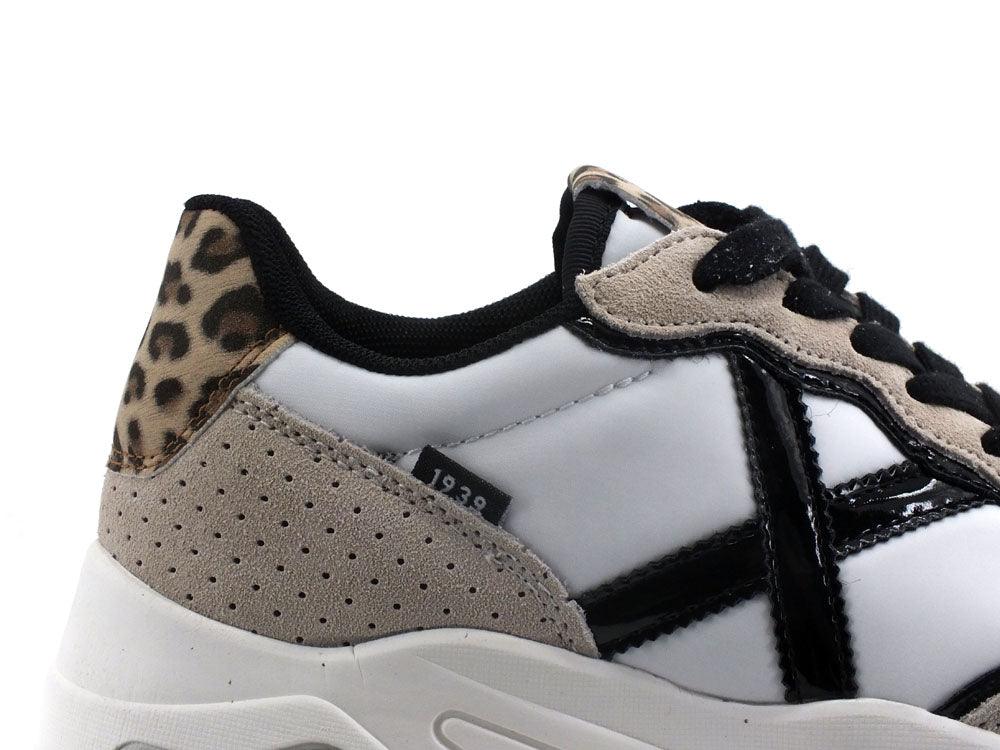 MUNICH Wave 88 Sneaker White Black Leo 8770088 - Sandrini Calzature e Abbigliamento