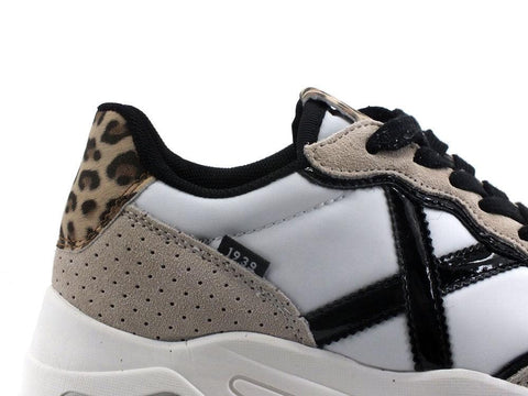 MUNICH Wave 88 Sneaker White Black Leo 8770088 - Sandrini Calzature e Abbigliamento