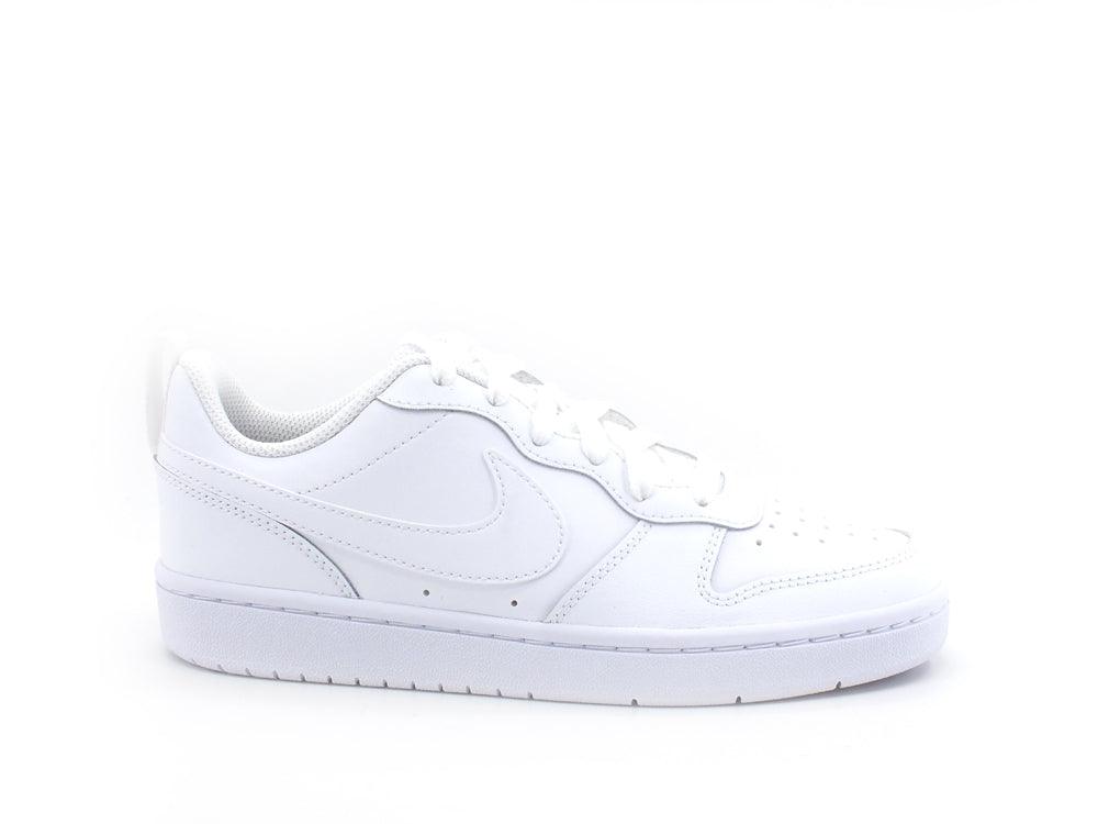 NIKE Court Borough Low 2 GS Sneaker White BQ5448-100 - Sandrini Calzature e Abbigliamento