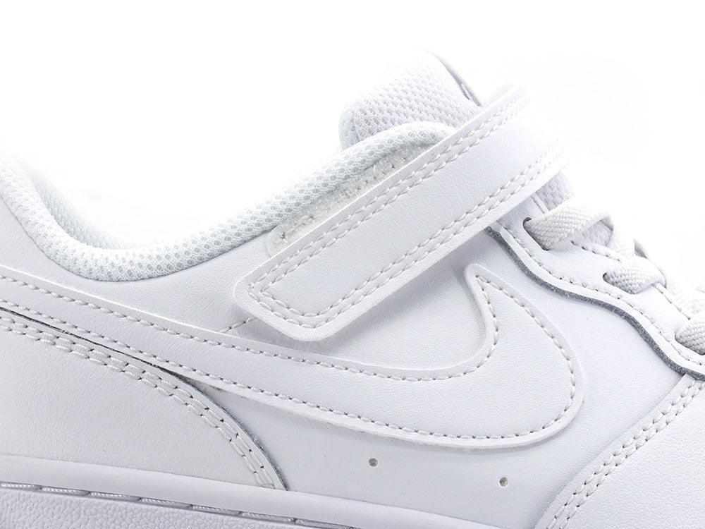 NIKE Court Borough Low 2 (PSV) Sneaker White BQ5451-100 - Sandrini Calzature e Abbigliamento