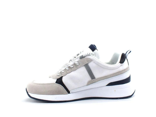NORTH SAILS Sneaker Running Suede Bianco White KEEL-RW-01 - Sandrini Calzature e Abbigliamento