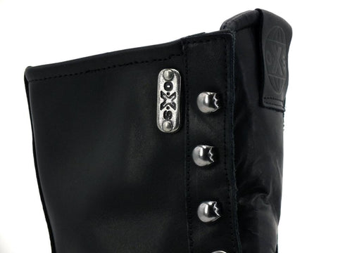 O.X.S Frank 1902 Anfibio Pelle Donna Black OXS101165 - Sandrini Calzature e Abbigliamento