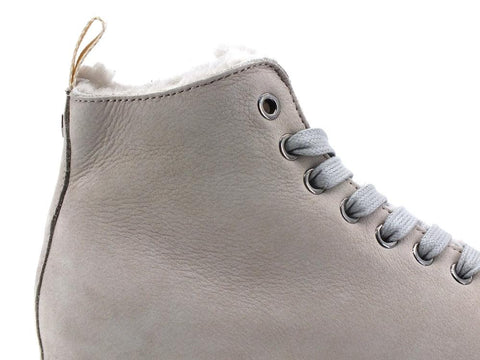 PAN CHIC Ankle Boot Nubuk Shearling Sneaker Pelo Dove Grey P01W140020004 - Sandrini Calzature e Abbigliamento