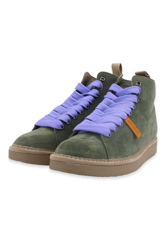 PAN CHIC Ankle Boot Sneaker Donna Military Green Urban Violet P01W1400200005 - Sandrini Calzature e Abbigliamento