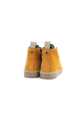 PAN CHIC Ankle Boot Sneaker Pelo Bimbo Curry Brown Cognac P01K1400200006 - Sandrini Calzature e Abbigliamento