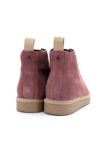 PAN CHIC Ankle Boot Sneaker Pelo Donna Brownrose Powder Pink P01W1400200006 - Sandrini Calzature e Abbigliamento