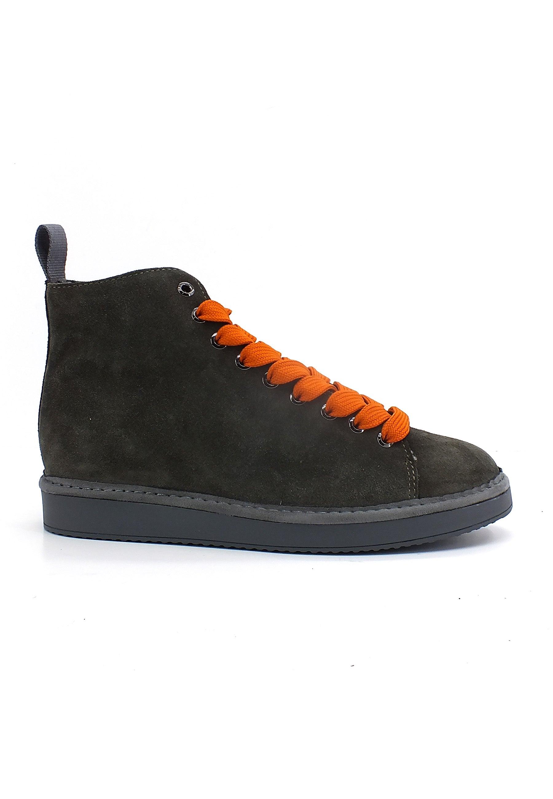 PAN CHIC Ankle Boot Sneaker Pelo Donna Khaki Burnt Orange P01W1400200006 - Sandrini Calzature e Abbigliamento