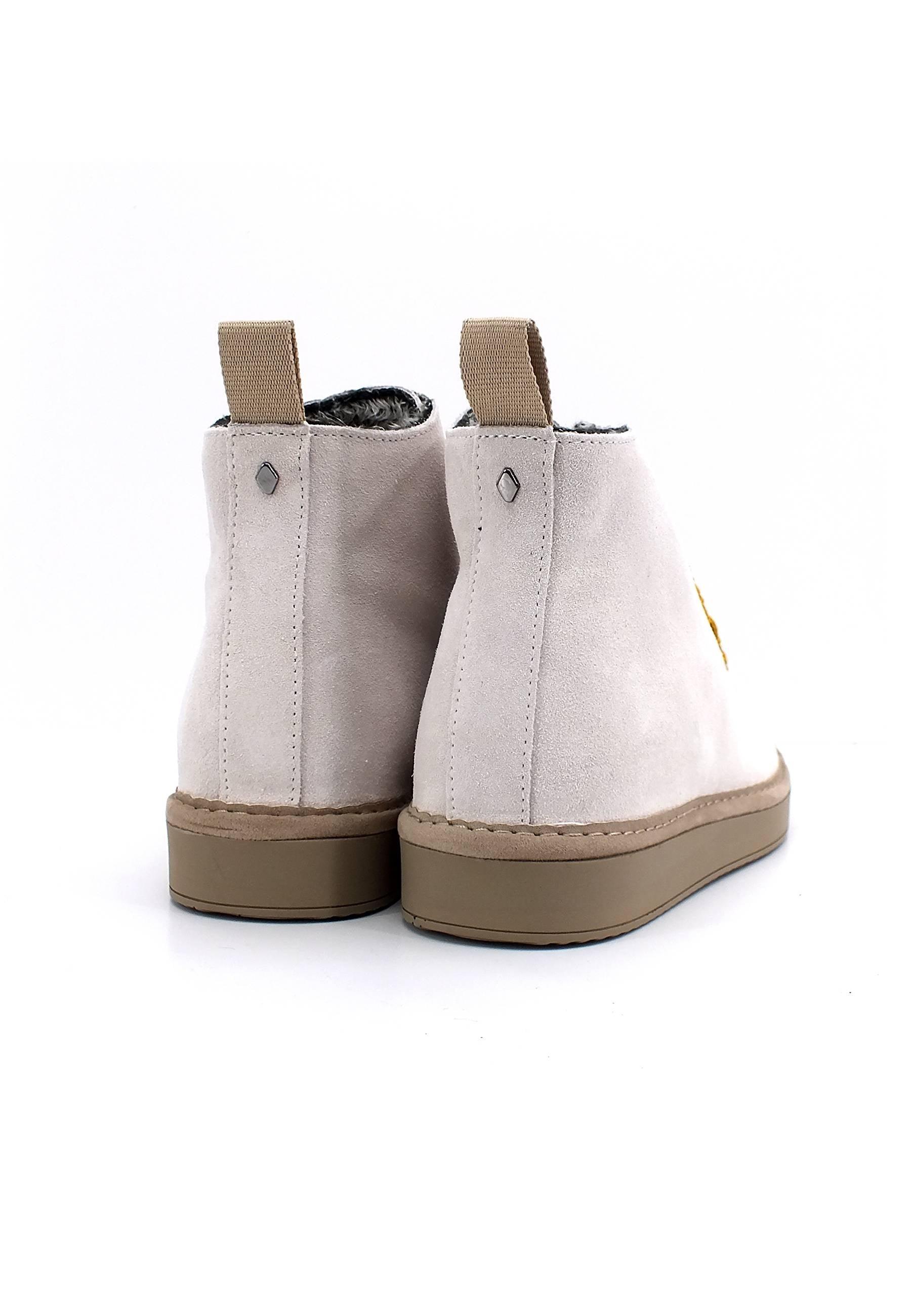 PAN CHIC Ankle Boot Sneaker Pelo Donna Whitecap Yellow P01W1400200006 - Sandrini Calzature e Abbigliamento