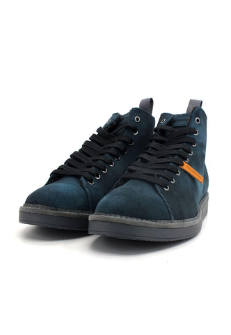 PAN CHIC Ankle Boot Sneaker Pelo Uomo Blu Cobalt P01M1400200300 - Sandrini Calzature e Abbigliamento