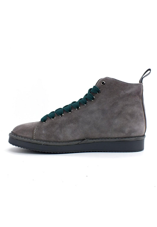 PAN CHIC Ankle Boot Sneaker Pelo Uomo Grey Petrol P01M1400200006 - Sandrini Calzature e Abbigliamento
