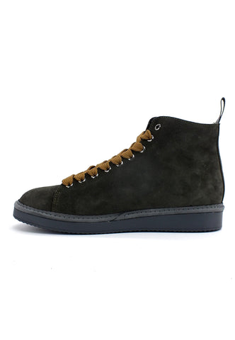 PAN CHIC Ankle Boot Sneaker Pelo Uomo Khaki Walnut P01M1400200006 - Sandrini Calzature e Abbigliamento