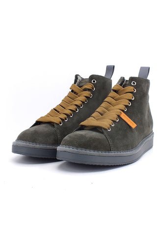 PAN CHIC Ankle Boot Sneaker Pelo Uomo Khaki Walnut P01M1400200006 - Sandrini Calzature e Abbigliamento