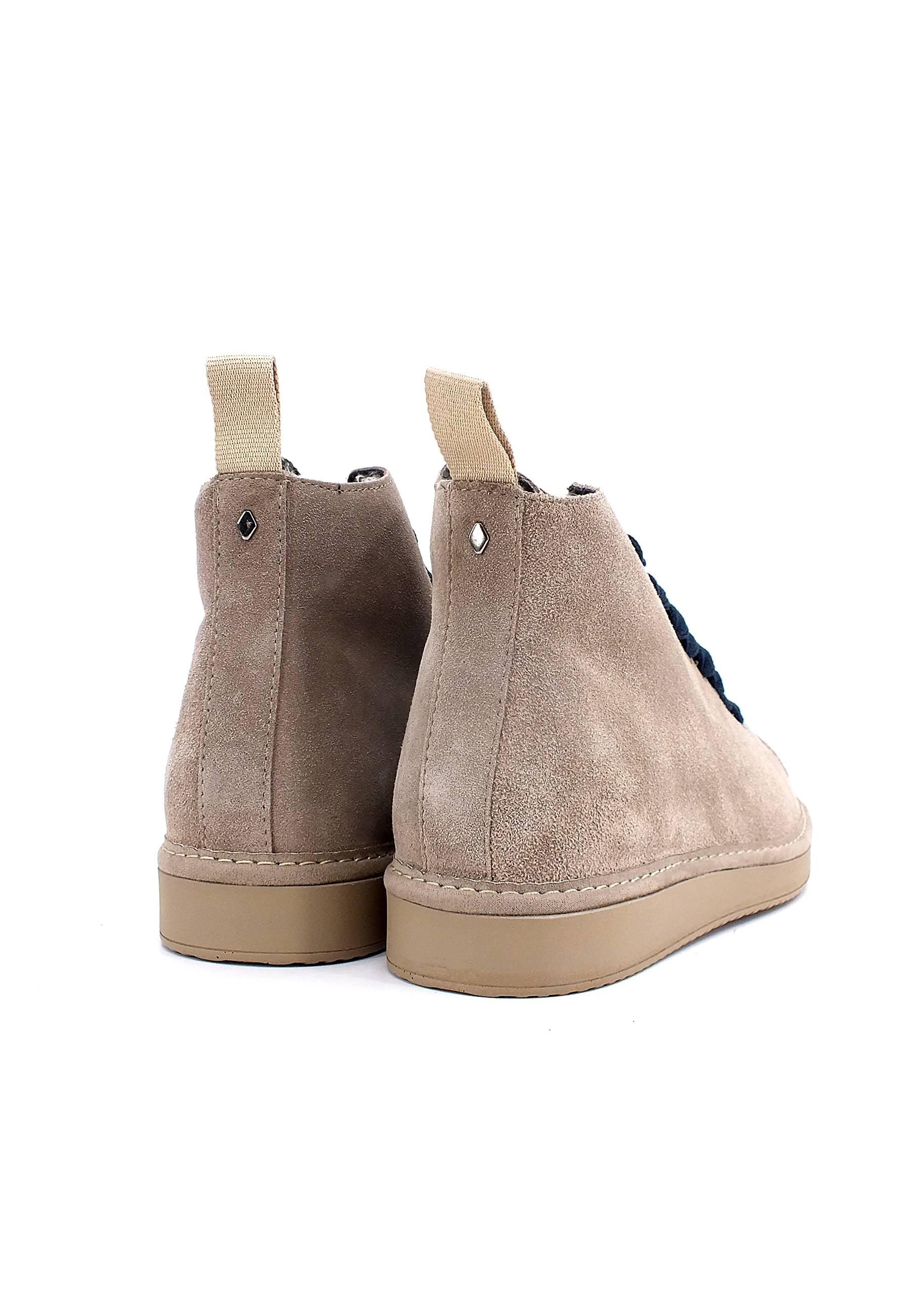 PAN CHIC Ankle Boot Sneaker Pelo Uomo Walnut Cobalt P01M1400200006 - Sandrini Calzature e Abbigliamento