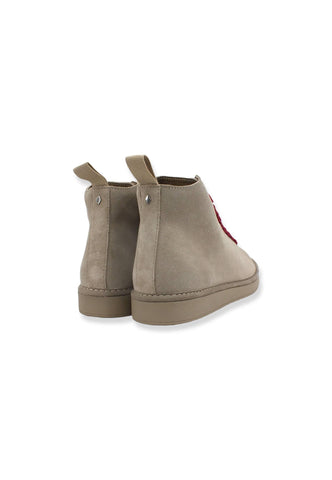PAN CHIC Ankle Boot Sneaker Uomo Dove Grey Biking Red P01M1400200005 - Sandrini Calzature e Abbigliamento