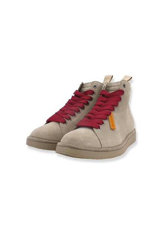 PAN CHIC Ankle Boot Sneaker Uomo Dove Grey Biking Red P01M1400200005 - Sandrini Calzature e Abbigliamento