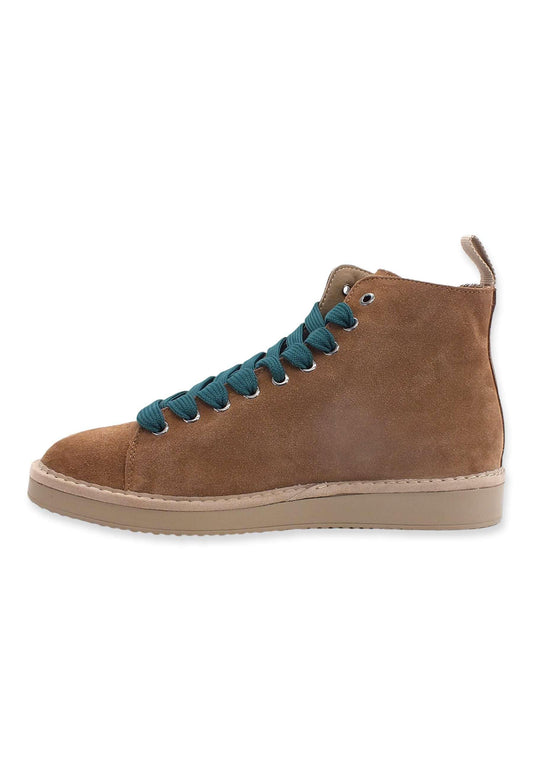 PAN CHIC Ankle Boot Sneaker Uomo Marrone Toffee Petrol P01M1400200005 - Sandrini Calzature e Abbigliamento
