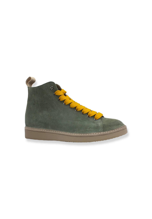 PAN CHIC Ankle Boot Sneaker Uomo Military Green Yellow P01W1400200005 - Sandrini Calzature e Abbigliamento