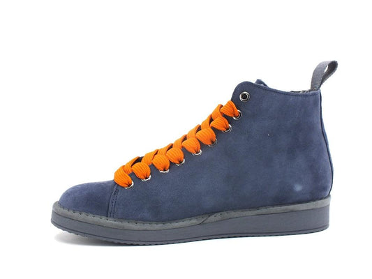 PAN CHIC Ankle Boot Suede Sneaker Pelo Blue Amber P01M1400200006 - Sandrini Calzature e Abbigliamento