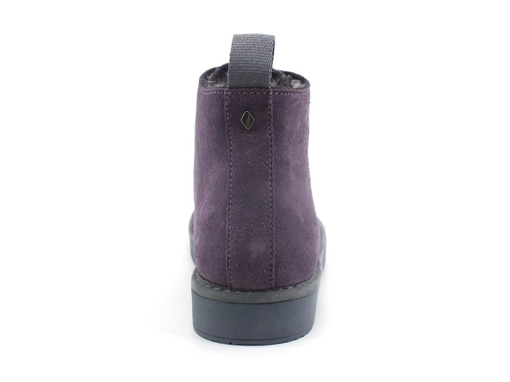 PAN CHIC Ankle Boot Suede Sneaker Pelo Purple Brown Rose P01W1400200006 - Sandrini Calzature e Abbigliamento