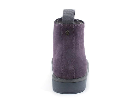 PAN CHIC Ankle Boot Suede Sneaker Pelo Purple Brown Rose P01W1400200006 - Sandrini Calzature e Abbigliamento
