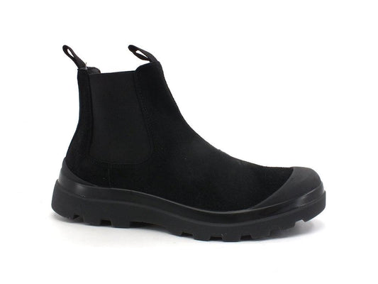PAN CHIC Beatle Boot Suede Stivaletto Elastici Black P03W1900300005 - Sandrini Calzature e Abbigliamento