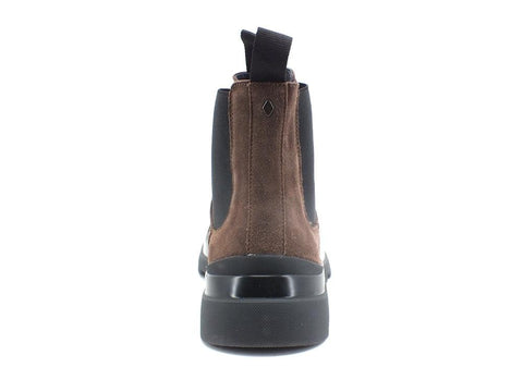 PAN CHIC Beatle Boot Suede Stivaletto Elastici Brown Black P03M1900300005 - Sandrini Calzature e Abbigliamento