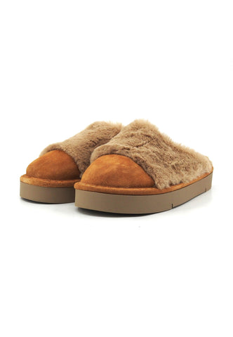 PAN CHIC Ciabatta Pelo Donna Brown Sugar P67W001-0046D016 - Sandrini Calzature e Abbigliamento