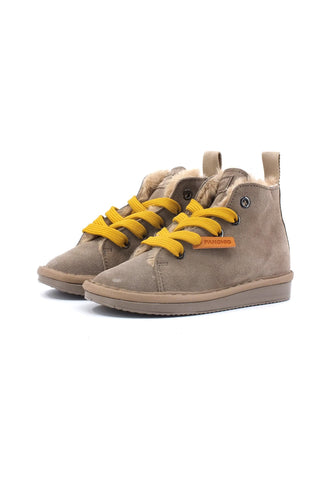PAN CHIC Pan Chic Stivaletto Pelo Bimbo Walnut Yellow P01B007-00462051 - Sandrini Calzature e Abbigliamento