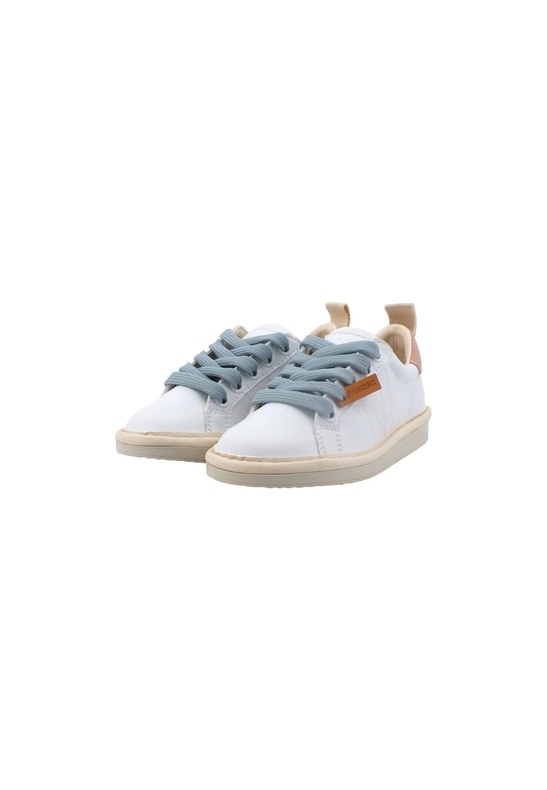 PAN CHIC Sneaker Bambino White Rose Azure P01B00200243007 - Sandrini Calzature e Abbigliamento