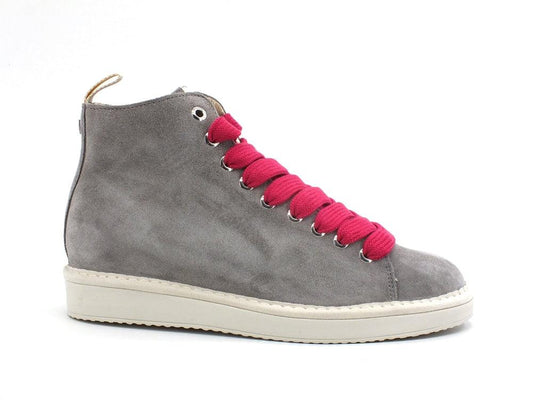 PAN CHIC Sneaker Low Cut Sneaker Donna Mid Grey Fuxia P01W14001S8 - Sandrini Calzature e Abbigliamento