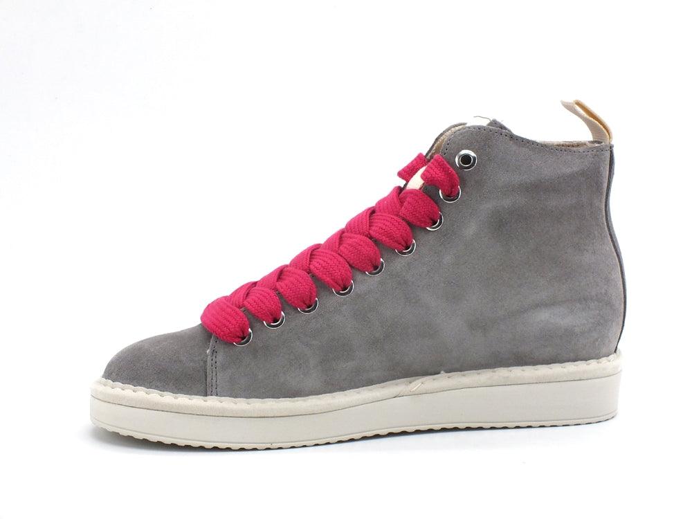 PAN CHIC Sneaker Low Cut Sneaker Donna Mid Grey Fuxia P01W14001S8 - Sandrini Calzature e Abbigliamento