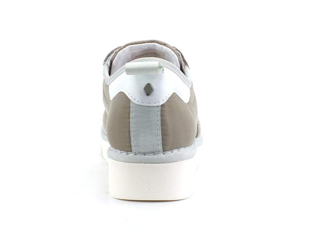 PAN CHIC Sneaker Slip On Suede Dove Grey P05W1601000018 - Sandrini Calzature e Abbigliamento