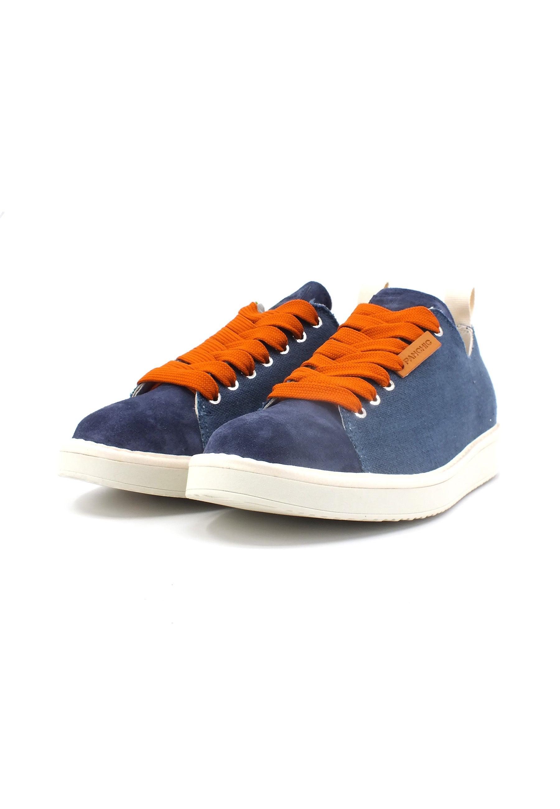 PAN CHIC Sneaker Uomo Cobalt Burnt Orange P01M00100232016 - Sandrini Calzature e Abbigliamento