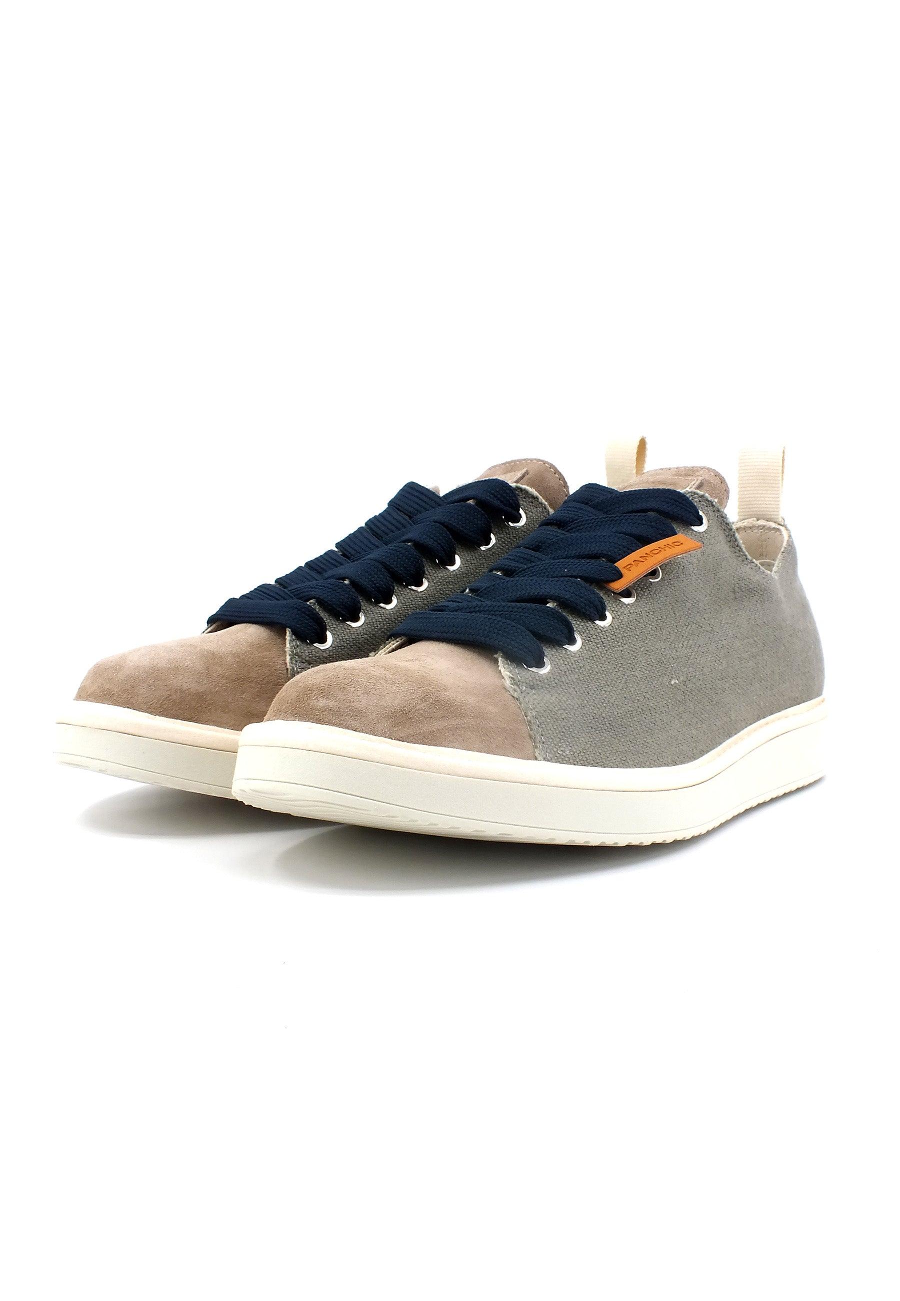 PAN CHIC Sneaker Uomo Grey Cobalt P01M00100232018 - Sandrini Calzature e Abbigliamento