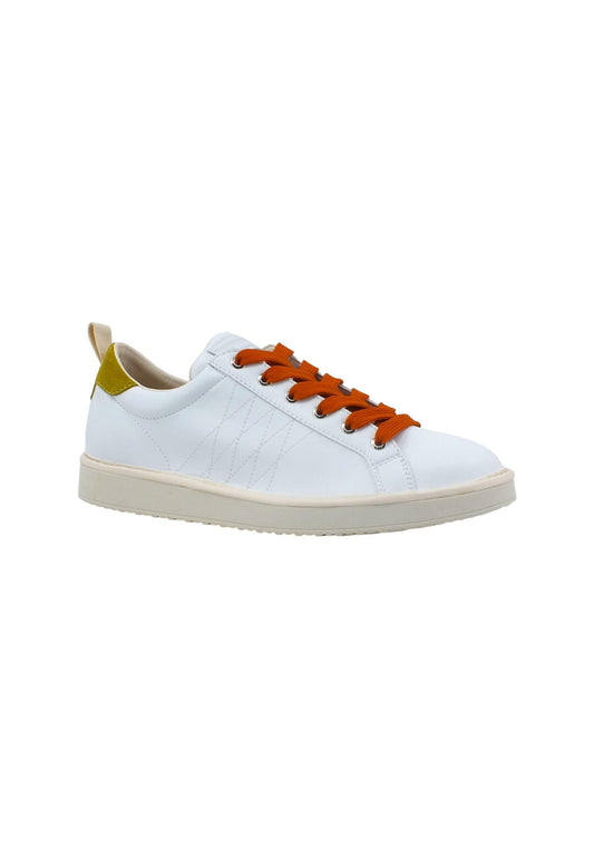 PAN CHIC Sneaker Uomo White Citron Burnt Orange P01M00200243002 - Sandrini Calzature e Abbigliamento